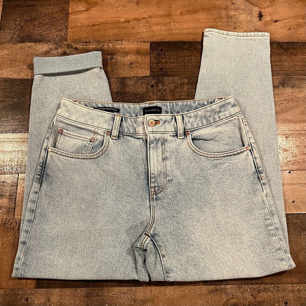 Talbots Everyday Relaxed Jeans - Picture 4 of 9